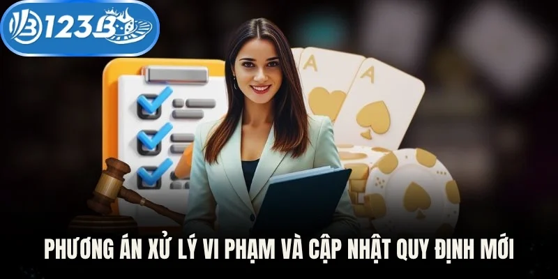 Phương án xử lý vi phạm và cập nhật quy định mới
