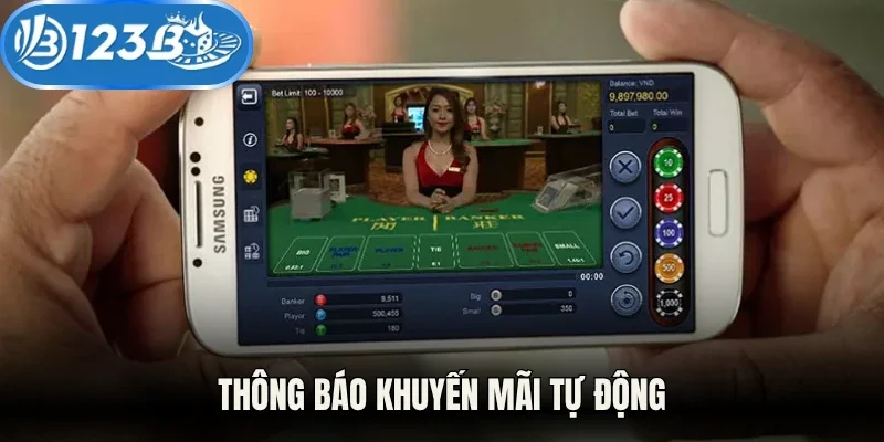 Thông báo khuyến mãi tự động